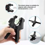 PULUZ Jaws Flex Clamp Mount per Action Camera con Morsetto per Telefono - Supporto Universale per GoPro, DJI Osmo, Insta360