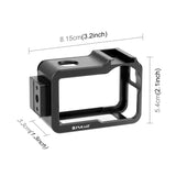 PULUZ Gabbia in Metallo con Adattatore e Slitta Fredda per DJI Osmo Action 5 Pro – Frame Espansione Accessori