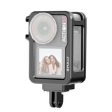 PULUZ Gabbia in Metallo con Adattatore e Slitta Fredda per DJI Osmo Action 5 Pro – Frame Espansione Accessori