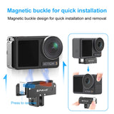 Base Magnetica a Sgancio Rapido PULUZ in Metallo per DJI Osmo Action 5 Pro – Compatibile con 1/4” Accessori