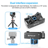 Base Magnetica a Sgancio Rapido PULUZ in Metallo per DJI Osmo Action 5 Pro – Compatibile con 1/4” Accessori