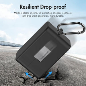 Custodia Protettiva in Silicone PULUZ per DJI Mic Mini con Moschettone – Antigraffio, Anticaduta e Lavabile