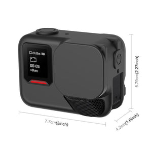 Custodia Protettiva in Silicone PULUZ per Insta360 Ace Pro 2 con Copriobiettivo, Cinturino da Polso e Cordino