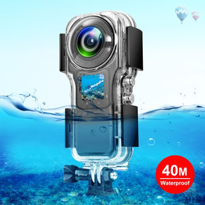 Wasserdichtes Gehäuse für Insta360 One RS 1 Zoll 360 Edition