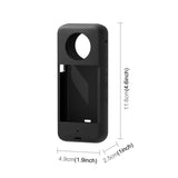 Für Insta360 X3 PULUZ Silikon-Schutzhülle mit Objektivdeckel ...