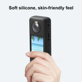 Für Insta360 X3 PULUZ Silikon-Schutzhülle mit Objektivdeckel ...