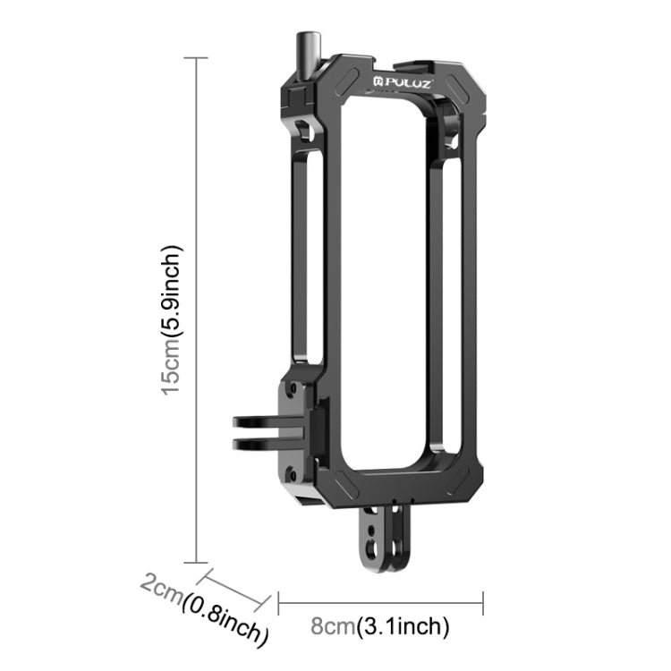 PULUZ Telaio Protettivo in Metallo per Insta360 X3