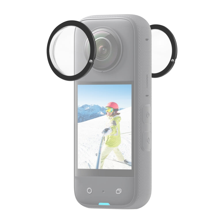 Für Insta360 X3 PULUZ Objektivabdeckung PC-Schutz, Objektivschutz PC-Abdeckung