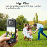 Für Insta360 X3 PULUZ Objektivabdeckung PC-Schutz, Objektivschutz PC-Abdeckung