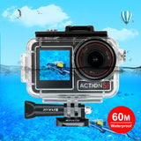 Für DJI Osmo Action 3/4 PULUZ 40 m wasserdichtes Unterwassergehäuse mit Pat...