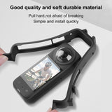 Für Insta360 X3 PULUZ Cold Shoe PC-Kunststoff-Schutzrahmen mit Ständer...