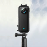 Für Insta360 X3 PULUZ Cold Shoe PC-Kunststoff-Schutzrahmen mit Ständer...