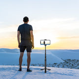 PULUZ 73,5 cm Selfie-Einbeinstativ aus Metall mit unsichtbarer Adapterbasis ...