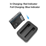 Per Insta360 X3 PULUZ USB Caricabatterie doppio con indicatore luminoso������...