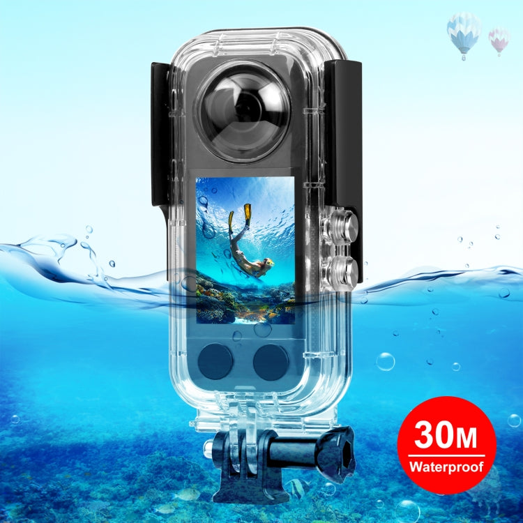 Für Insta360 X3 PULUZ 30 m Unterwasser-Wasserschutzgehäuse ...
