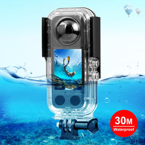 Für Insta360 X3 PULUZ 30 m Unterwasser-Wasserschutzgehäuse ...