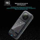 Per Insta360 X3 PULUZ 2 pezzi di pellicola per schermo curvo HD, For Insta360 X3