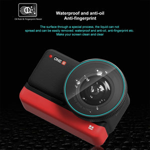Per Insta360 One RS PULUZ Schermo 3 in 1 + Obiettivo 4K + Pellicola in vetro ...