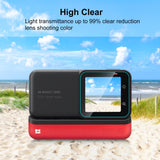 Per Insta360 One RS PULUZ Schermo 3 in 1 + Obiettivo 4K + Pellicola in vetro ...