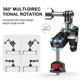 Supporto in lega di alluminio a sfera multidirezionale PULUZ Magic Arm�������...