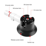 PULUZ Saugnapfhalterung aus Aluminiumlegierung mit Einzelpumpe für Auto 3...