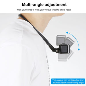 PULUZ Verstellbare Lazy Neck Bracket für GoPro Action-Kamera, Neck Bracket