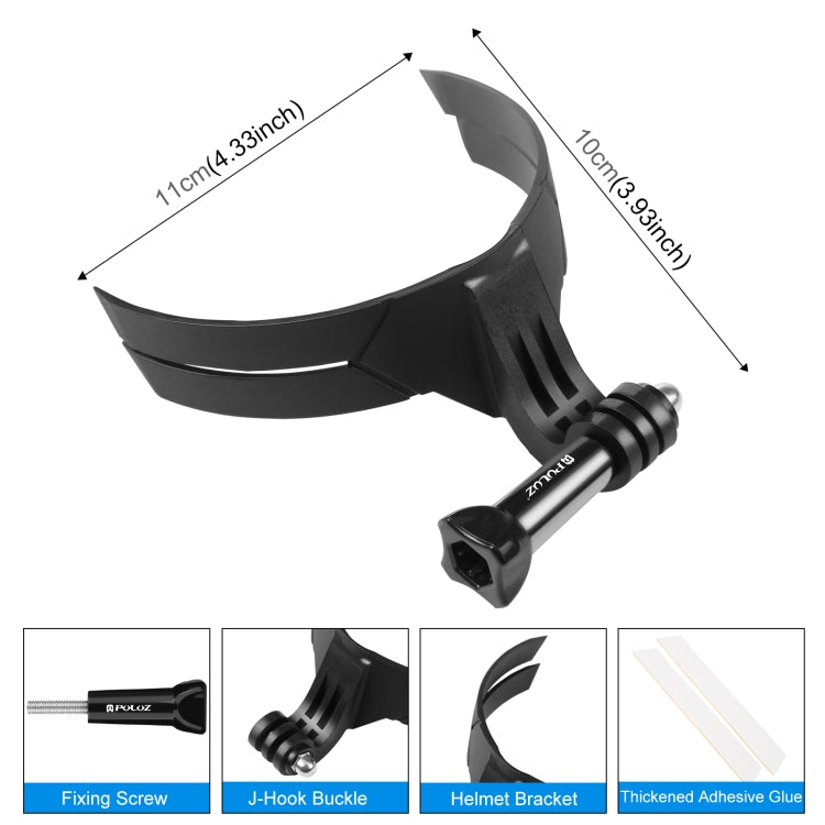 Die besten Angebote für PULUZ Bending Action Camera Motorradhelm-Kinnhalterung
