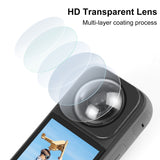 Per Insta360 X3 PULUZ Lens Guard Copertura protettiva in vetro ottico��������...