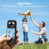 Per Insta360 X3 PULUZ Lens Guard Copertura protettiva in vetro ottico��������...