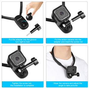 PULUZ Lazy Neck Bracket POV View-Halterung für GoPro Action-Kamera, POV View-Halterung