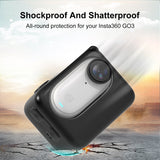 Custodia in silicone per custodia di ricarica per fotocamera Insta360 GO 3 PU...