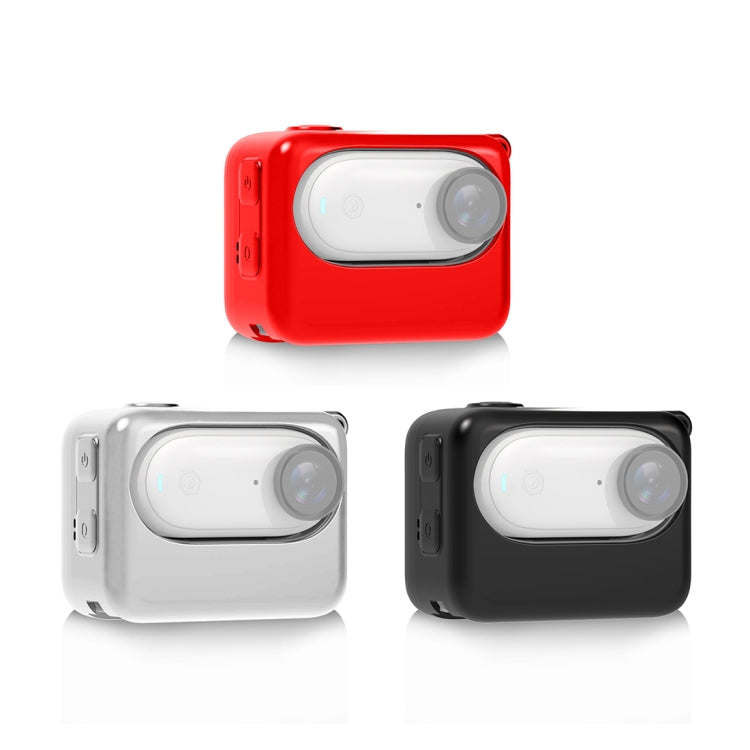 Custodia in silicone per custodia di ricarica per fotocamera Insta360 GO 3 PU...
