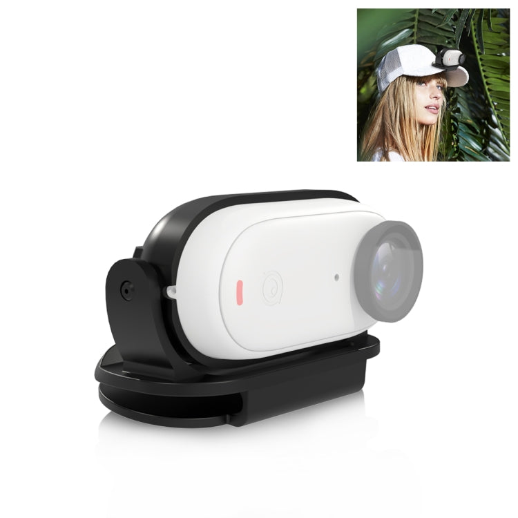 Per Insta360 GO3 PULUZ Zaino Cappello Rec-mounts Supporto con morsetto a sgan...