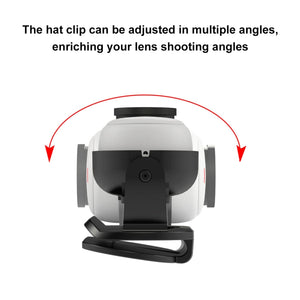 Per Insta360 GO3 PULUZ Zaino Cappello Rec-mounts Supporto con morsetto a sgan...
