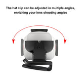 Per Insta360 GO3 PULUZ Zaino Cappello Rec-mounts Supporto con morsetto a sgan...