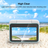 Per Insta360 GO 3 PULUZ 2 in 1 Schermo e pellicola in vetro temperato per len...