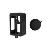 Für DJI Osmo Action 4/3 PULUZ Silikon-Schutzhülle mit Objektivdeckel...