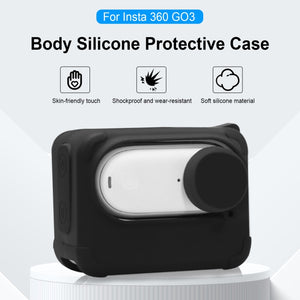 Custodia in Silicone PULUZ per Insta360 GO 3 – Protezione Completa per Custodia di Ricarica