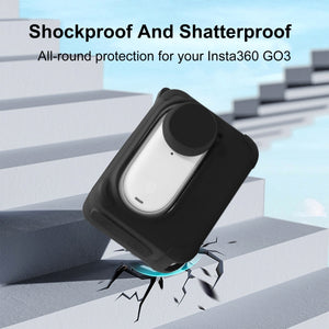 Custodia in Silicone PULUZ per Insta360 GO 3 – Protezione Completa per Custodia di Ricarica