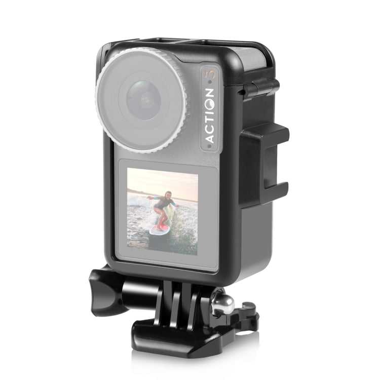 Für DJI Osmo Action 4/3 PULUZ Vertikalkäfig aus Kunststoff mit Schutzrahmen...