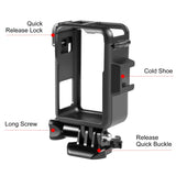 Für DJI Osmo Action 4/3 PULUZ Vertikalkäfig aus Kunststoff mit Schutzrahmen...