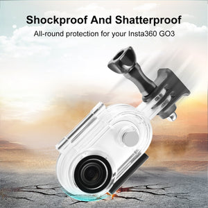 Per Insta360 GO 3 PULUZ Custodia impermeabile subacquea da 40 m con adattator...