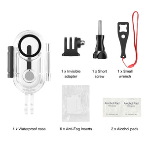 Per Insta360 GO 3 PULUZ Custodia impermeabile subacquea da 40 m con adattator...