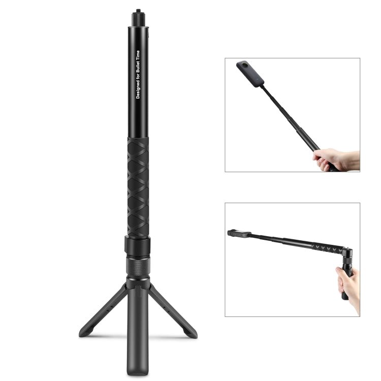 Per Insta360 X3 PULUZ Maniglia rotante Supporto per treppiede da tavolo Monop...
