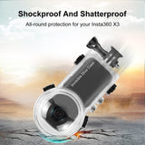 Per custodia subacquea sigillata impermeabile Insta360 X3 PULUZ da 50 m������...