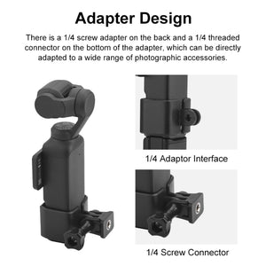 Per DJI OSMO Pocket 3 PULUZ Staffa di espansione del telaio adattatore con fo...