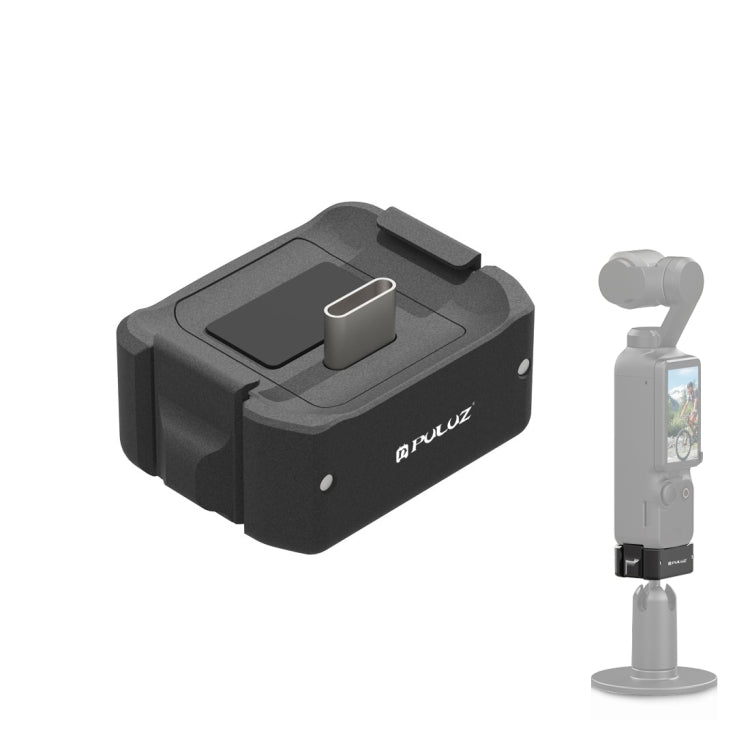 Per DJI OSMO Pocket 3 PULUZ USB-C / Type-C Dock Base di ricarica da tavolo St...