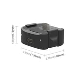 Per DJI OSMO Pocket 3 PULUZ USB-C / Type-C Dock Base di ricarica da tavolo St...