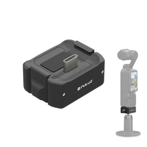 Per DJI OSMO Pocket 3 PULUZ USB-C / Type-C Dock Base di ricarica da tavolo St...