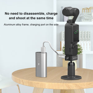 Per DJI OSMO Pocket 3 PULUZ USB-C / Type-C Dock Base di ricarica da tavolo St...